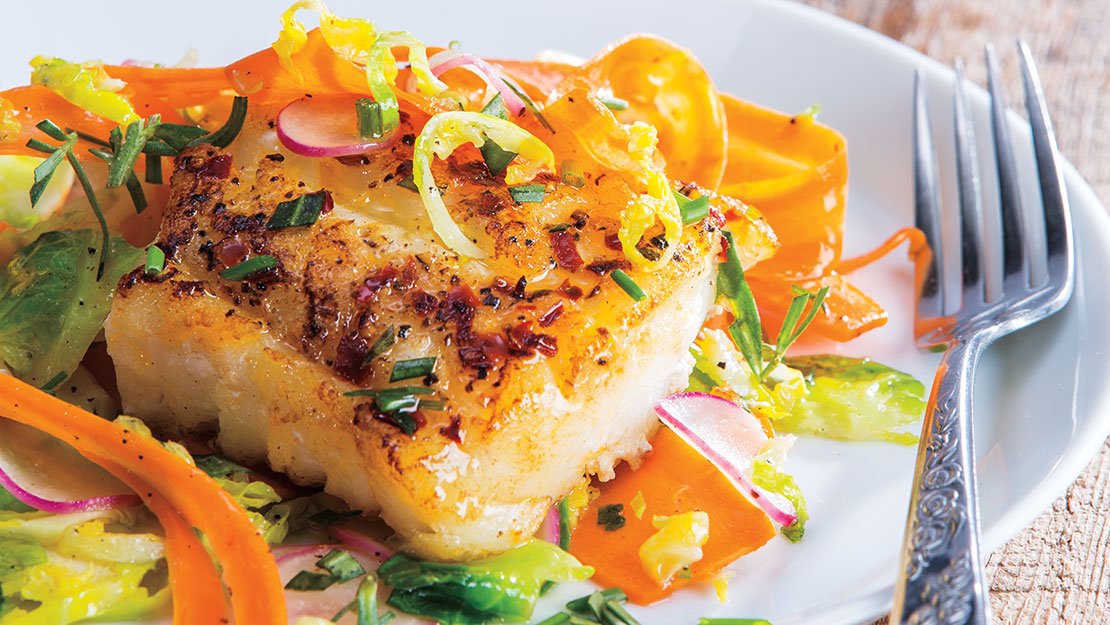 Pan-Seared Cod with Lemon Butter