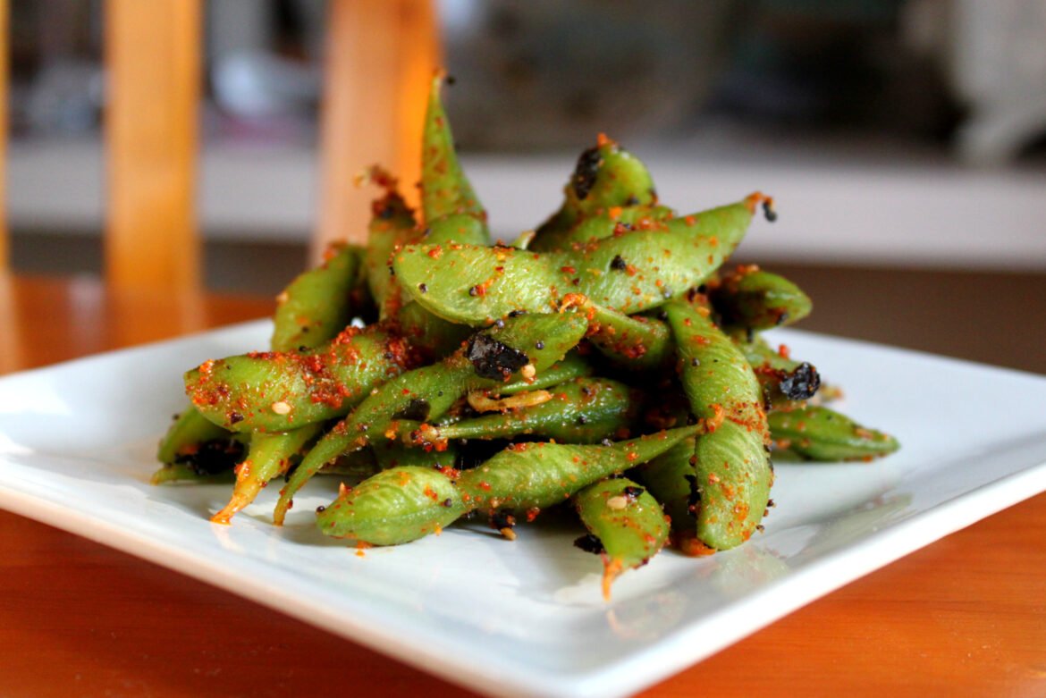 Spicy Roasted Edamame Recipe