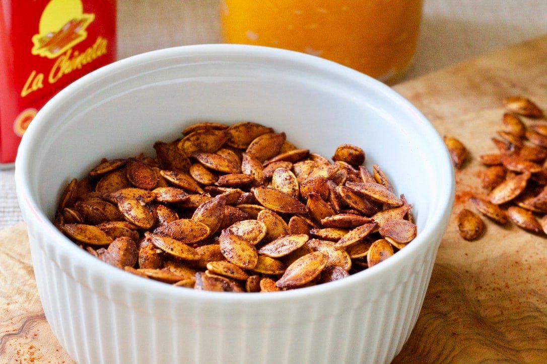 Smoky Paprika Roasted Pumpkin Seeds