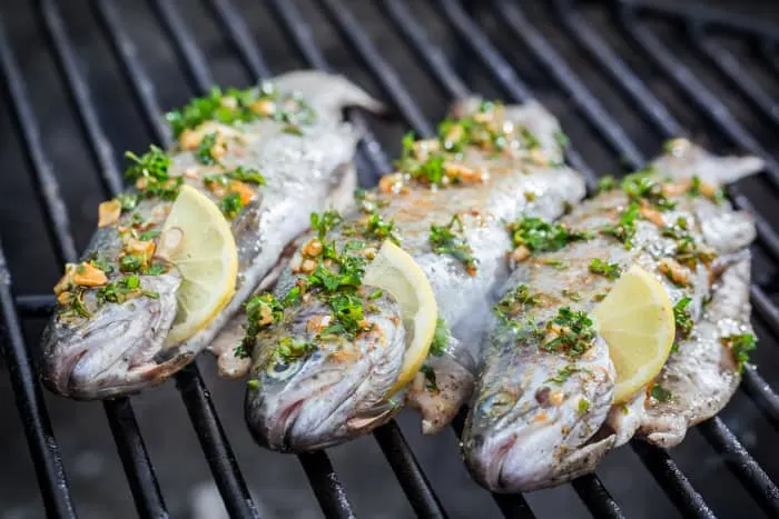 Lemon Herb Grilled Trout