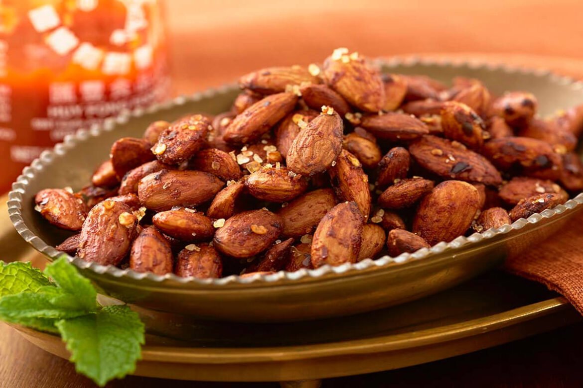Spicy Roasted Almonds